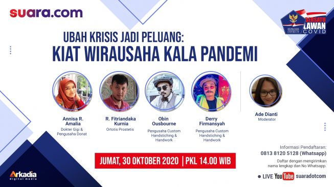 LIVE STREAMING: Ubah Krisis Jadi Peluang, Kiat Wirausaha Kala Pandemi