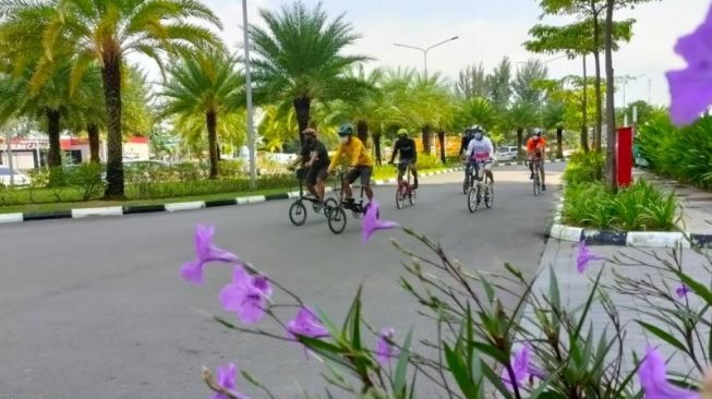 Sensasi Bersepeda Antar Pulau di Batam, Gaya Baru Selama Pandemi Corona