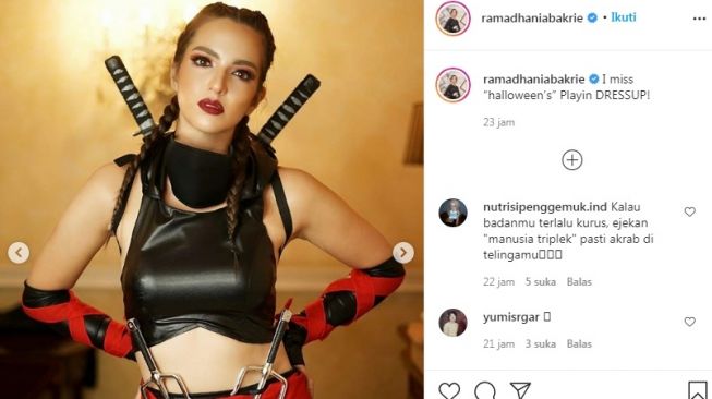 Sederet artis Indonesia yang rayakan Halloween 2020 [Instagram]