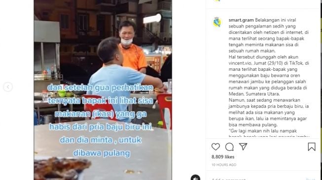 Berikan Makanan Untuk Penjual Jambu, Aksi Pria Ini Tuai Pujian Warganet