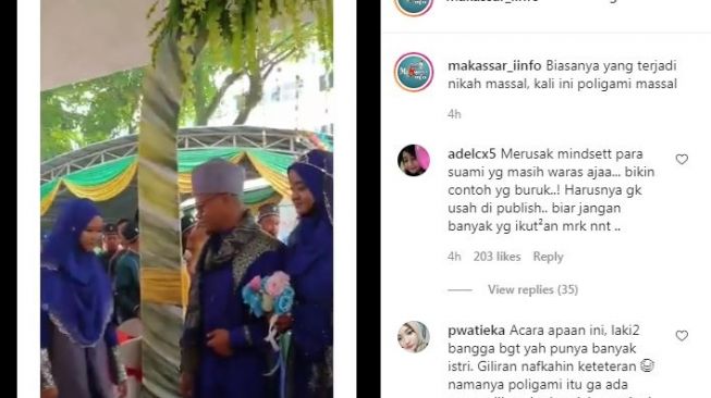 Viral Nikah Poligami Massal, Publik: Mending, Daripada Diem-diem Selingkuh