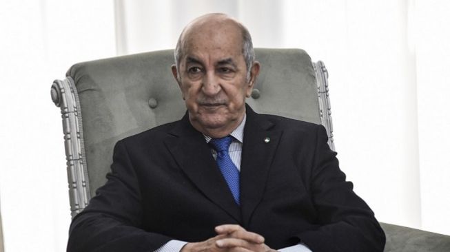 Presiden Aljazair Abdelmadjid Tebboune Positif Corona