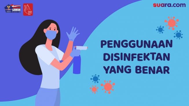 Videografis: Penggunaan Disinfektan yang Benar