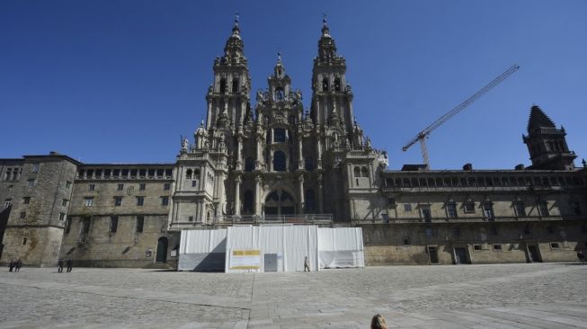 Katedral Santiago de Compostela. [Miguel Riopa/AFP]