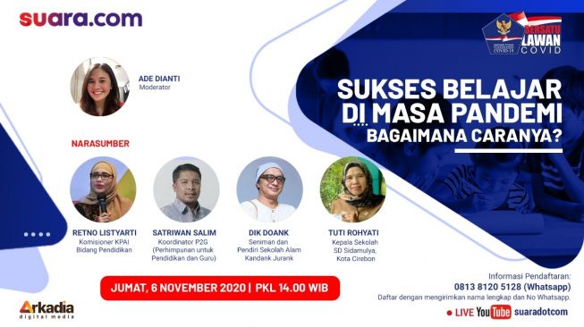 LIVE STREAMING: Sukses Belajar di Masa Pandemi, Bagaimana Caranya?