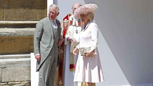 Pangeran Charles Mengenakan Jas Lama Saat Pernikahan Pangeran Harry. (AFP)