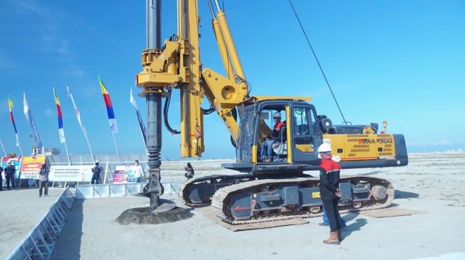 Ground breaking pembangunan Twin Tower Makassar [Dok. PT Waskita Karya (Persero) Tbk].