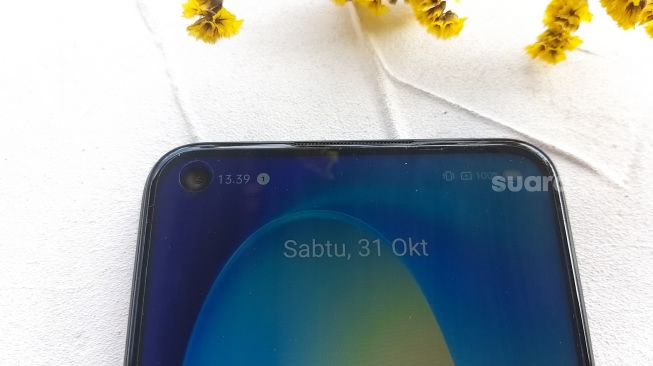 Realme Narzo 20 Pro. [Suara.com/Lintang Siltya Utami]