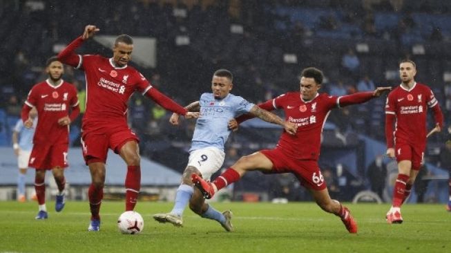 Diimbangi Liverpool, Gabriel Jesus: Kans Man City Juara Makin Berat