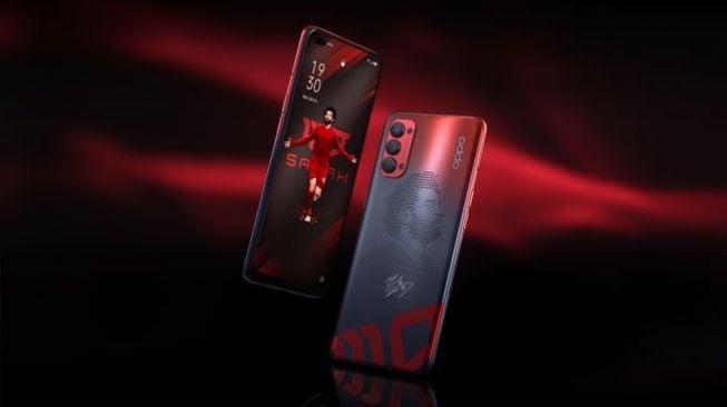 Oppo Reno4 edisi Mohamed Salah. [Oppo Mesir]