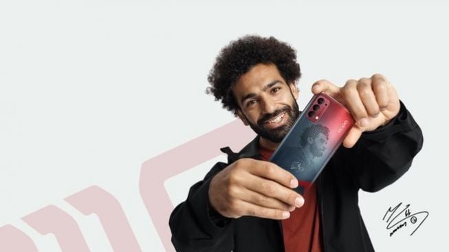 Oppo Luncurkan Reno4 edisi Spesial Mohamed Salah