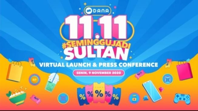 Dompet digital DANA menggelar virtual press conference, Senin (9/11/2020). [Screenshot/Dythia Novianty]