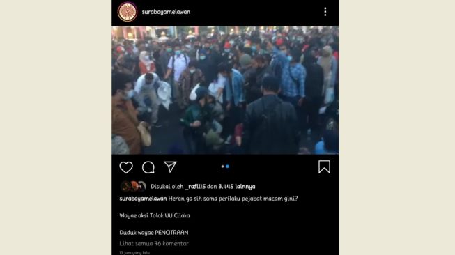 Netizen nyinyir pada aksi Risma saat punguti sampah (Instagram)