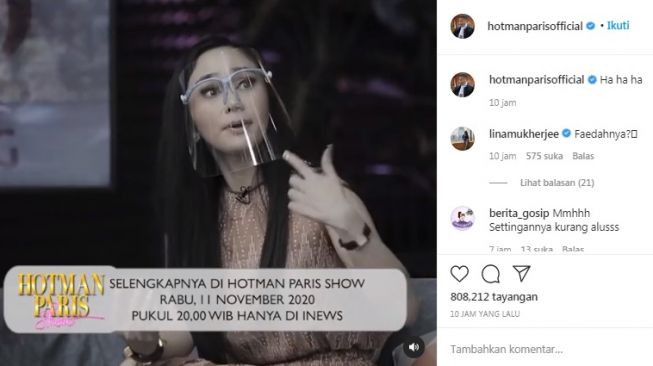 Unggahan Hotman Paris [Instagram/@hotmanparisofficial]