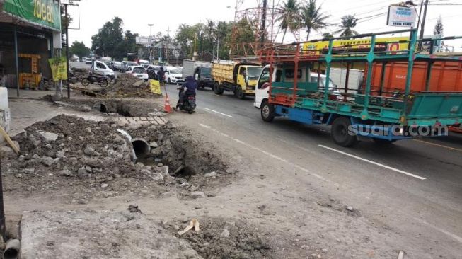 Galian Pipa di Bantul Mangkrak, Sholeh Mengeluh Pendapatannya Turun Drastis