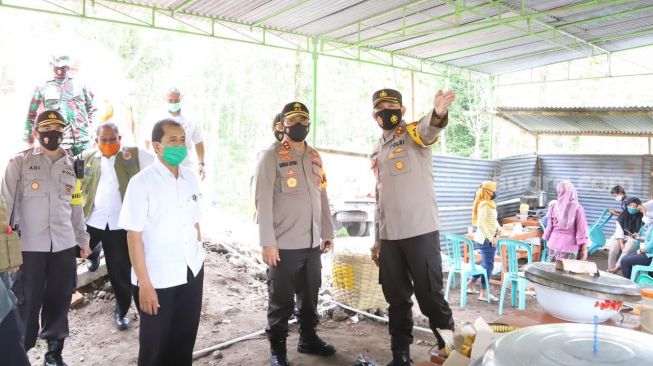 Kepada Pengungsi, Kapolda Jateng Tekankan Pencegahan Klaster Covid-19