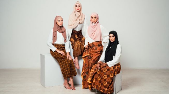 Hijab Calvin Kain di Bazaar Creative Culture. (Dok. Calvin Kain)