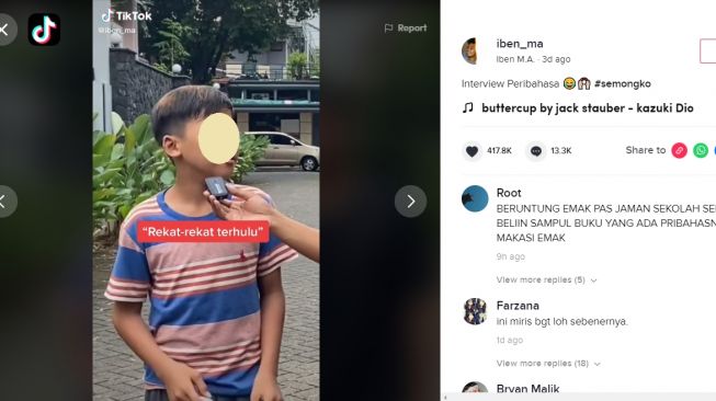 Viral! Anak-anak Ditanya soal Peribahasa, Jawabannya Bikin Emosi