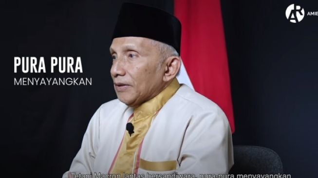 Amien Rais menyampaikan pendapat soal Islamophobia. - (YouTube/Amien Rais Official)