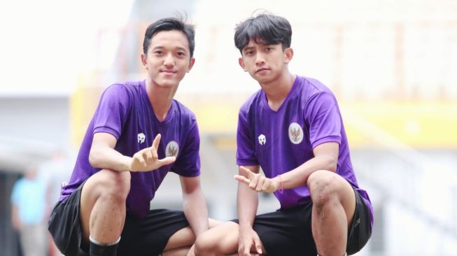 Dua pemain muda Persija Jakarta, Resa Aditya Nugraha dan Raka Cahyana Rizky bergabung TC Timnas Indonesia U-16 [dok. Persija].