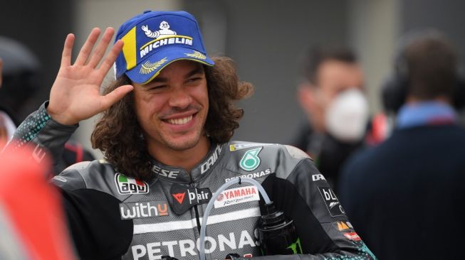 Pebalap MotoGP asal Italia, Franco Morbidelli. [LLUIS GENE / AFP]