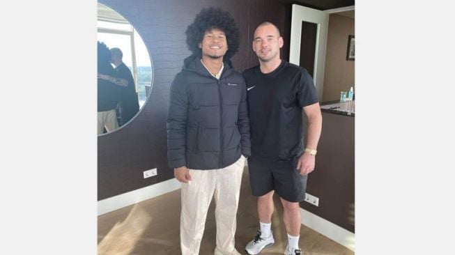 Jumpa Wesley Sneijder, Bagus Kahfi Dapat Wejangan