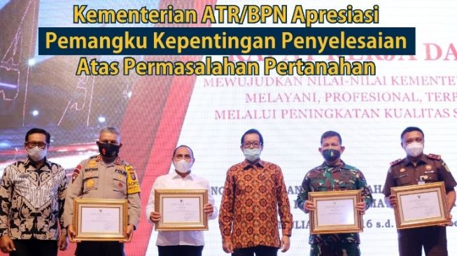 Berperan Aktif Selesaikan Masalah Tanah, ATR/BPN Apresiasi Sumatera Utara