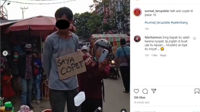 Viral Video Pria Terciduk Nyopet di Pasar 16, Teriak Sumpah Bertobat