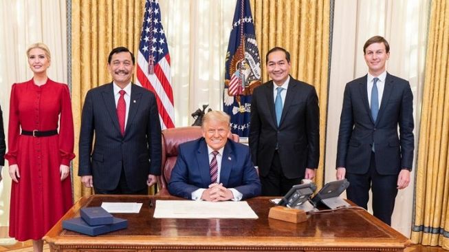 Luhut Temui Donald Trump di White House, Ini yang Dibahas