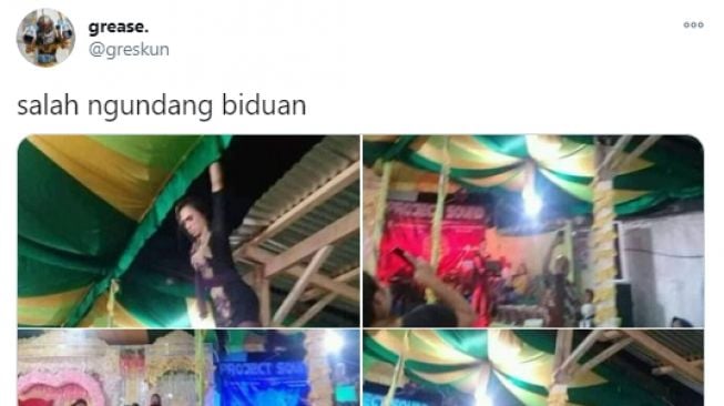 Viral Biduan Tampil Sampai Jungkir Balik, Publik: Ini sih Ninja Hattori