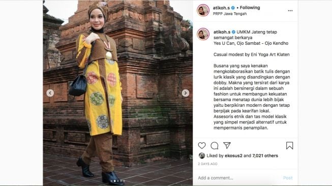 Kenakan Pakaian Ini, Atikoh Dapat Pujian dari Pedangdut Uut Permatasari