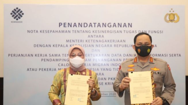 Kemnaker dan Polri Perkuat Sinergi Lindungi Pekerja Migran