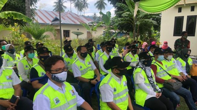 Pengenalan dan Praktik Teknologi Balutan Ferosemen” diselenggarakan di Provinsi Gorontalo, Senin (16/11/2020) sampai Jumat (20/11/2020). (Dok : PUPR)