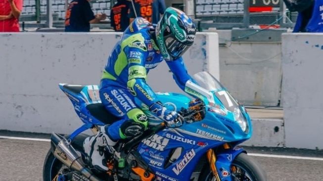 pembalap Moto2 asal Malaysia, Azlan Shah Kamaruzaman (Instagram)