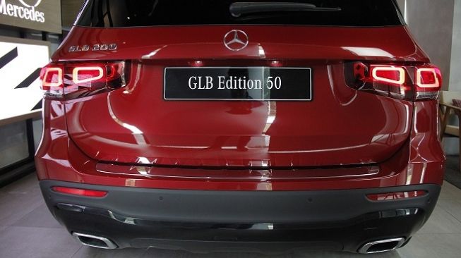 Tampak buritan New Mercedes-Benz GLB Edition 50 [PT Mercedes-Benz Distribution Indonesia].