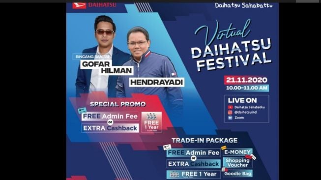 Ingin Jual-Beli Mobil? Yuk, Ketemu di Virtual Daihatsu Festival Sekarang