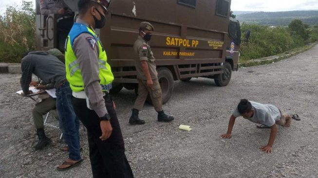Polres Pakpak Bharat Gelar Operasi Yustisi, Pelanggar 180 Orang Ditindak