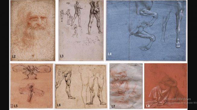 Lukisan Leonardo da Vinci. [Frontiers in Microbiolog]