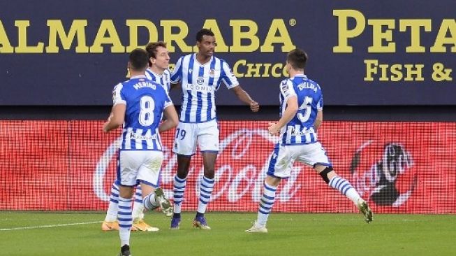 Taklukan Cadiz, Real Sociedad Masih Kokoh di Puncak Klasemen Liga Spanyol