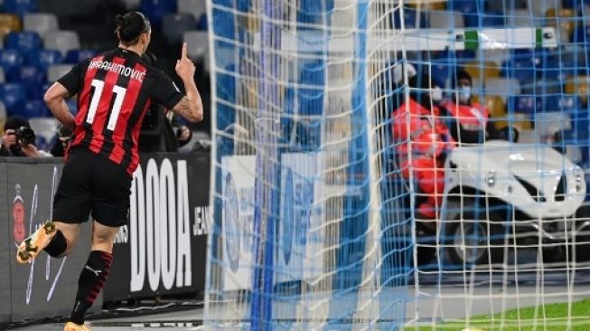 AC Milan Hantam Napoli 3-1, Zlatan Ibrahimovic Cetak Dua Gol