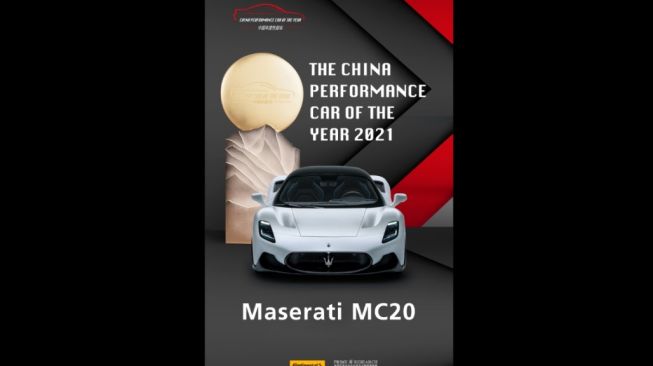 Pengumuman kemenangan Maserati MC20 di Guangzhou, Chine [Maserati S.p.A].