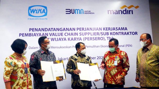 Bank Mandiri Fasilitasi Pembiayaan UKM Mitra Wijaya Karya