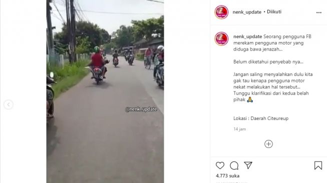 6 Fakta Video Viral Jenazah Diangkut Pakai Motor