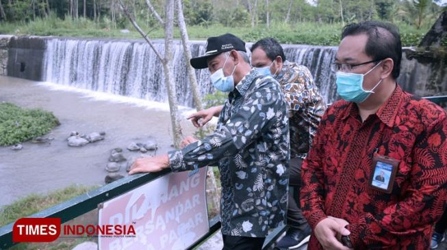 Bupati Sleman Sri Purnomo Resmikan Destinasi Wisata Grojokan Watu Purbo