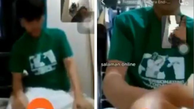 Viral Dua Sejoli Salat 'Jemaah' via Video Call, Warganet: Sah Nggak Sih?