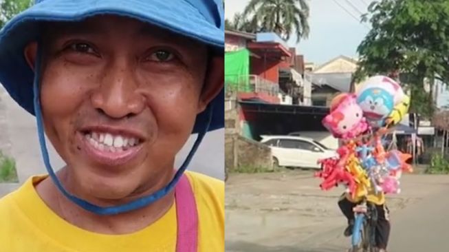 Mantan Manajer Jadi Penjual Balon di Pontianak, Kisahnya Bikin Terenyuh