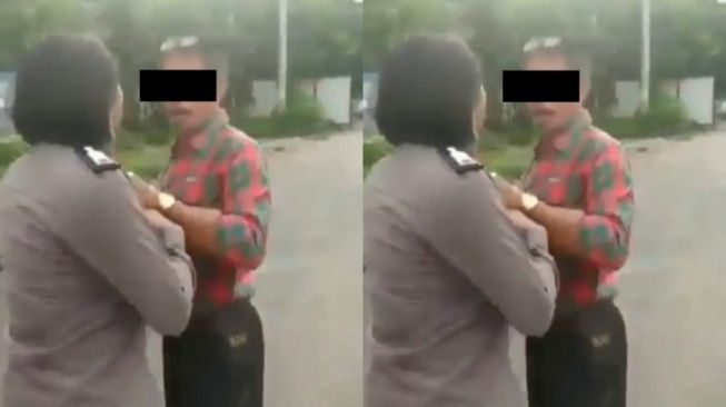 Viral Pria Ngaku Mantan Polisi Ribut dengan Polwan, Diduga di Bali