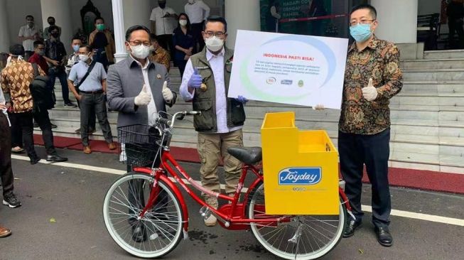 Joyday Luncurkan Bike For Care untuk Pedagang Kecil Terdampak Pandemi