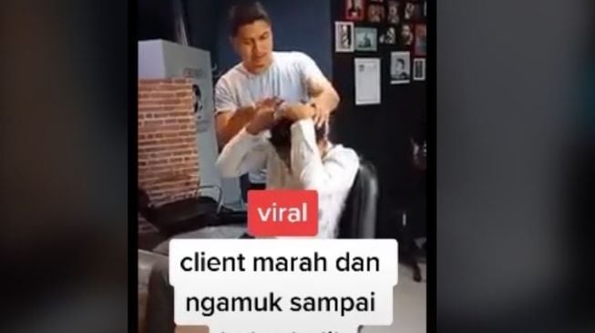 Viral Tukang Cukur Dicukur Balik Kliennya Gegara Salah Potong Rambut