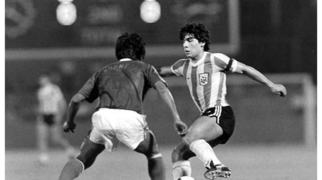 Diego Maradona di Piala Dunia Remaja 1979. [Dok. FIFA]